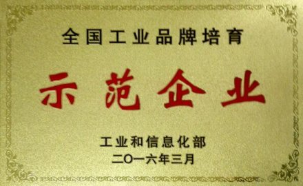 6686登录入口荣获“全国工业品牌培育示范企业”称号